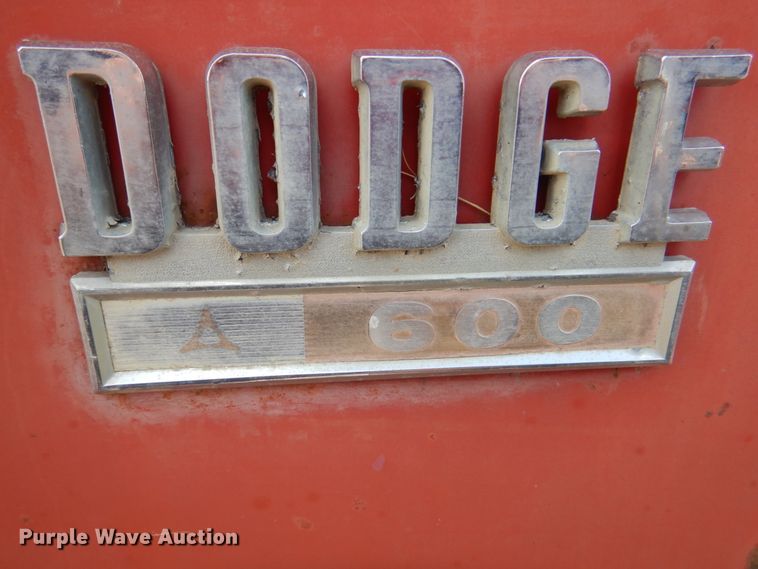 image for item KX9359 1969 Dodge D600  dump truck