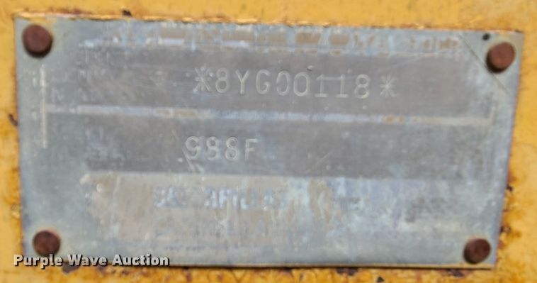 image for item L1256 1993 Caterpillar 988F  wheel loader
