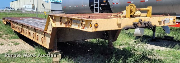 image for item BY9457 1994 Trail King TK70HT  drop deck equipment trailer