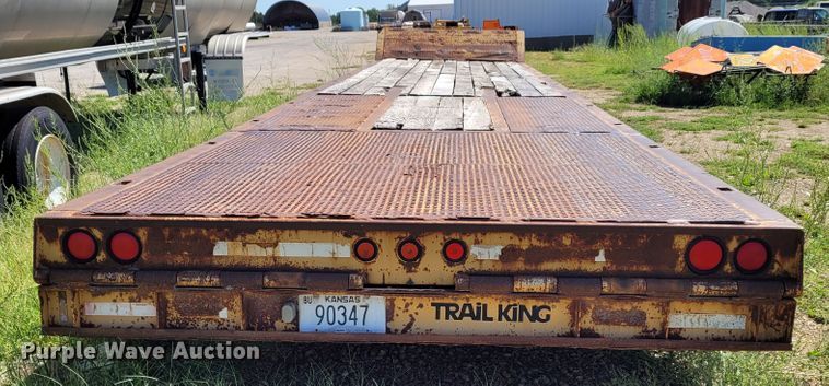 image for item BY9457 1994 Trail King TK70HT  drop deck equipment trailer