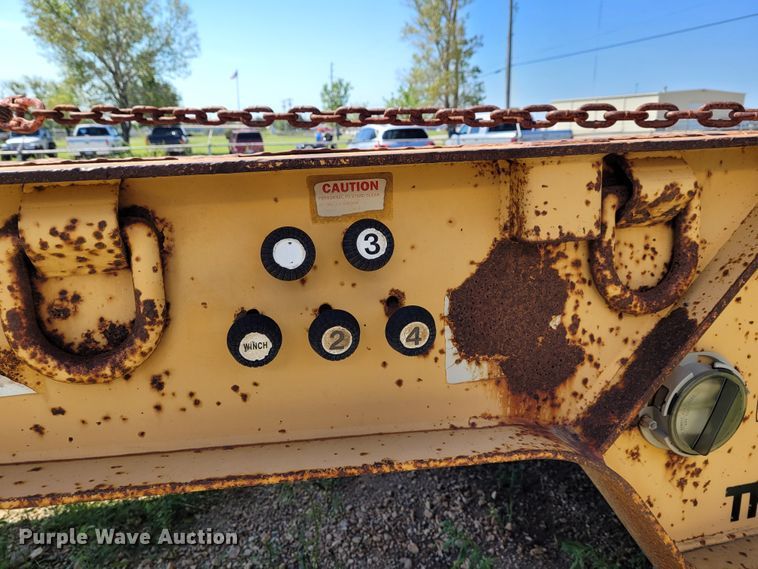 image for item BY9457 1994 Trail King TK70HT  drop deck equipment trailer