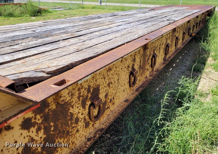 image for item BY9457 1994 Trail King TK70HT  drop deck equipment trailer