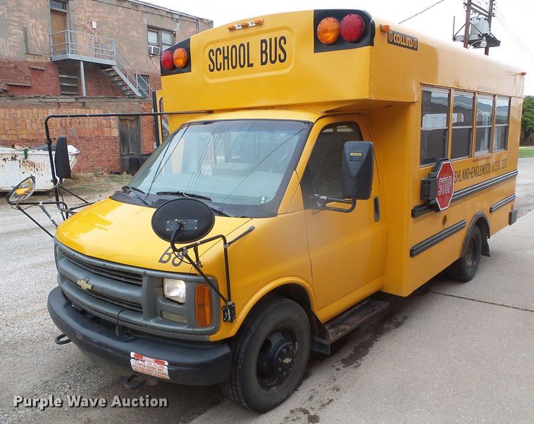 image for item DJ7508 1998 Chevrolet Express  school bus