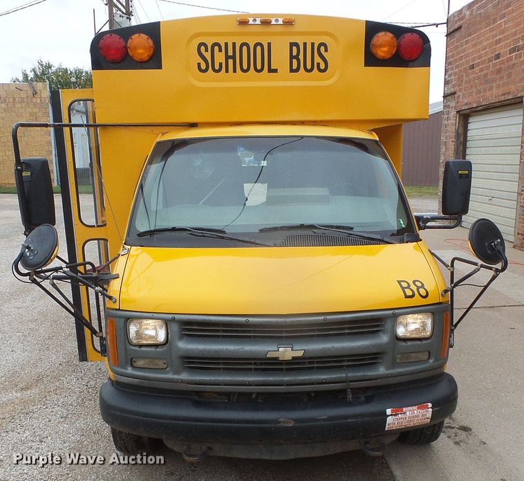 image for item DJ7508 1998 Chevrolet Express  school bus