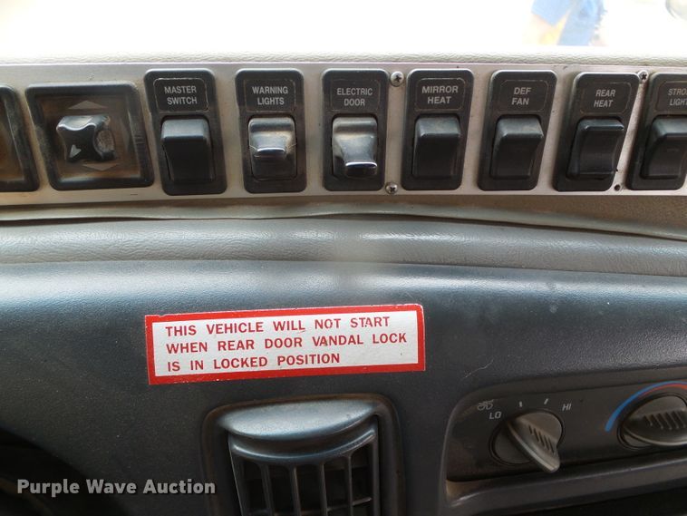 image for item DJ7508 1998 Chevrolet Express  school bus