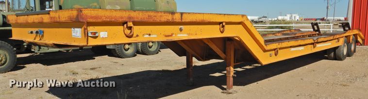 image for item DK2473 1984 Belshe T-10GN  drop deck equipment trailer