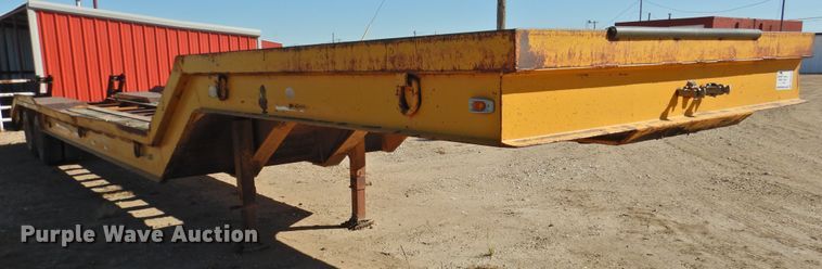 image for item DK2473 1984 Belshe T-10GN  drop deck equipment trailer