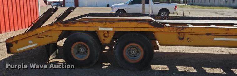 image for item DK2473 1984 Belshe T-10GN  drop deck equipment trailer