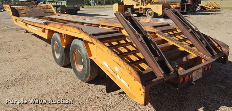 image for item DK2473 1984 Belshe T-10GN  drop deck equipment trailer