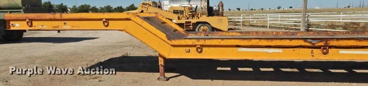 image for item DK2473 1984 Belshe T-10GN  drop deck equipment trailer