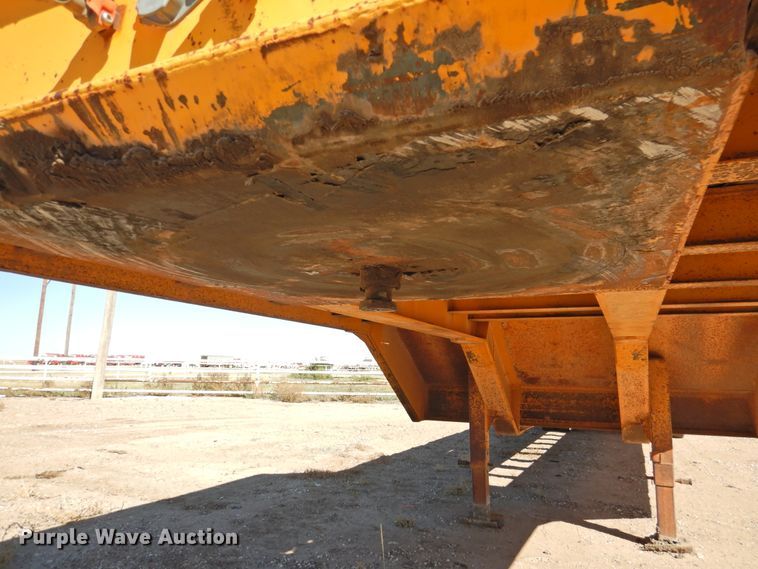 image for item DK2473 1984 Belshe T-10GN  drop deck equipment trailer