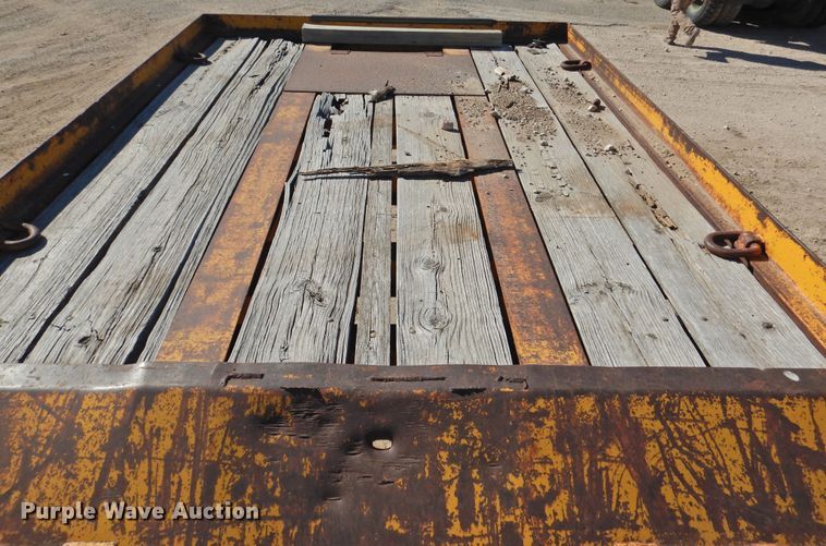 image for item DK2473 1984 Belshe T-10GN  drop deck equipment trailer