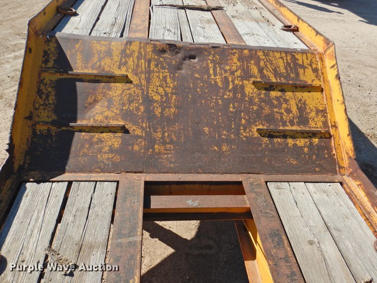 image for item DK2473 1984 Belshe T-10GN  drop deck equipment trailer