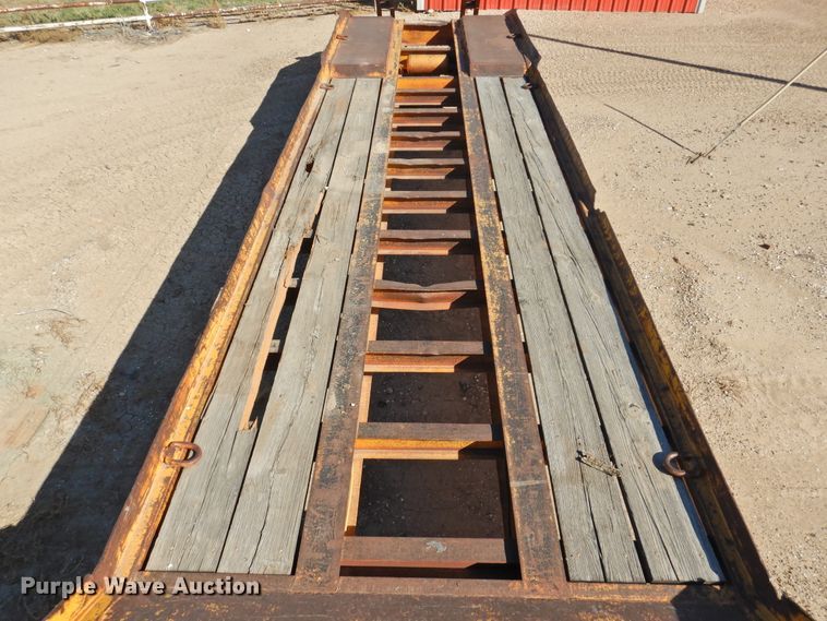 image for item DK2473 1984 Belshe T-10GN  drop deck equipment trailer