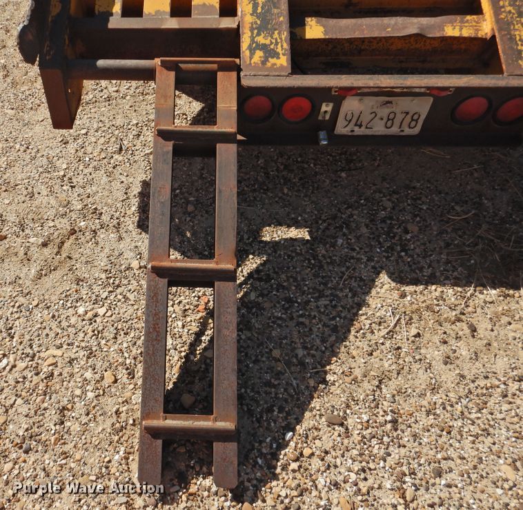 image for item DK2473 1984 Belshe T-10GN  drop deck equipment trailer