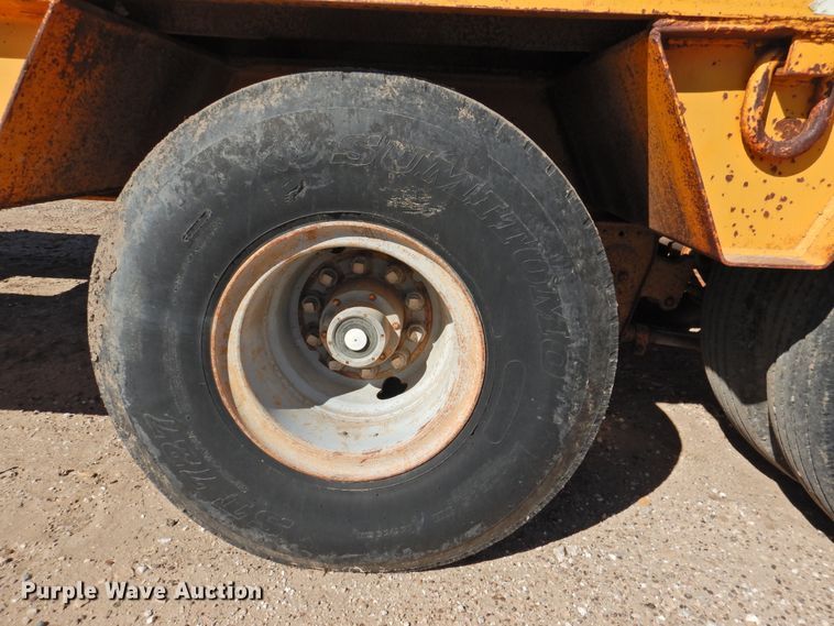 image for item DK2473 1984 Belshe T-10GN  drop deck equipment trailer