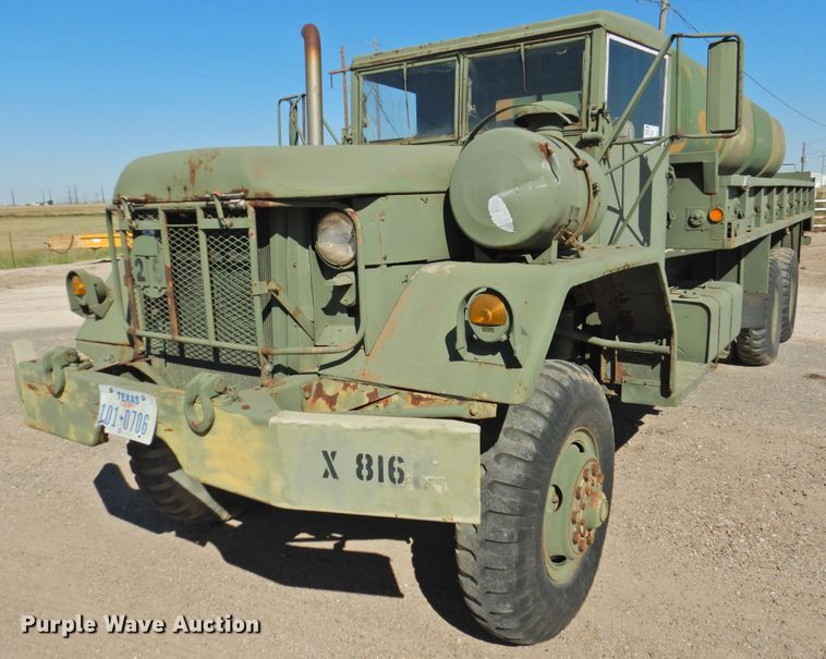 image for item DK2475 1979 Am General M814WO/W  flatbed truck