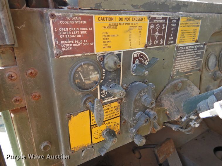 image for item DK2475 1979 Am General M814WO/W  flatbed truck