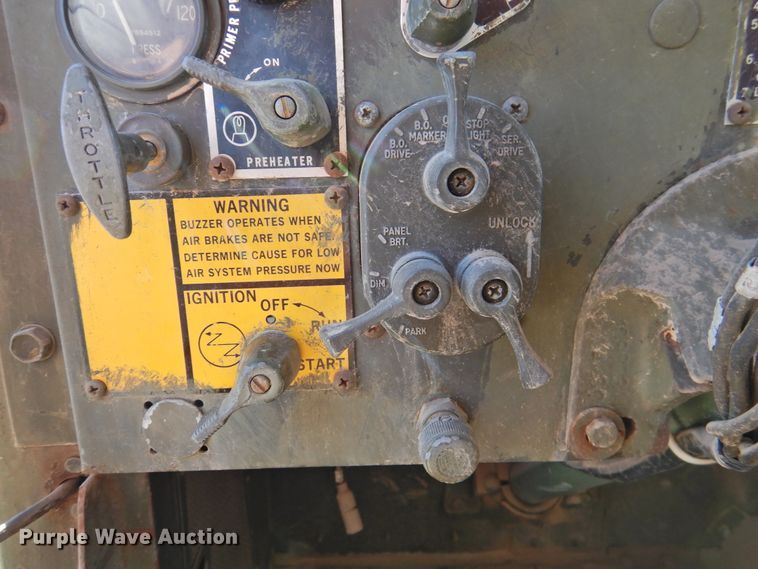 image for item DK2475 1979 Am General M814WO/W  flatbed truck