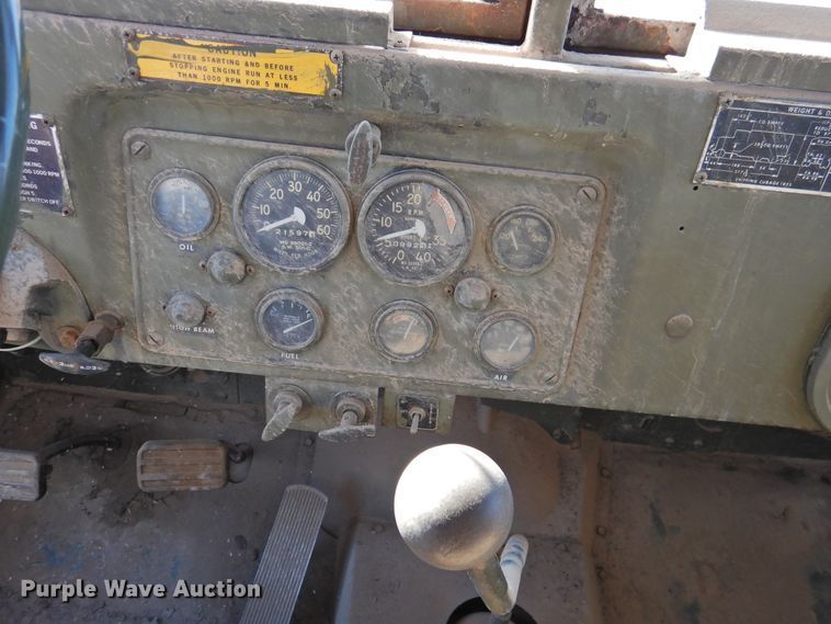 image for item DK2475 1979 Am General M814WO/W  flatbed truck