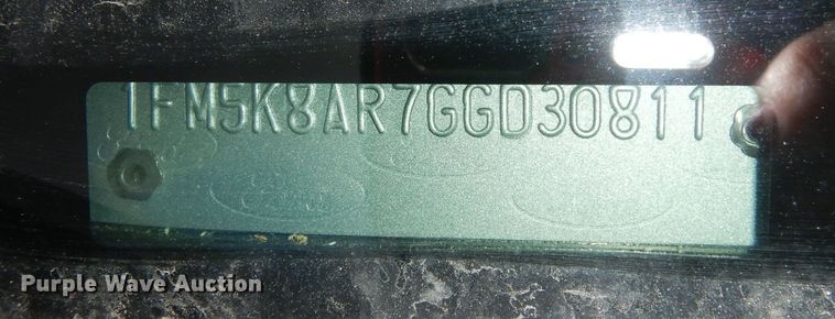 image for item DK3010 2016 Ford Explorer Police Interceptor  SUV