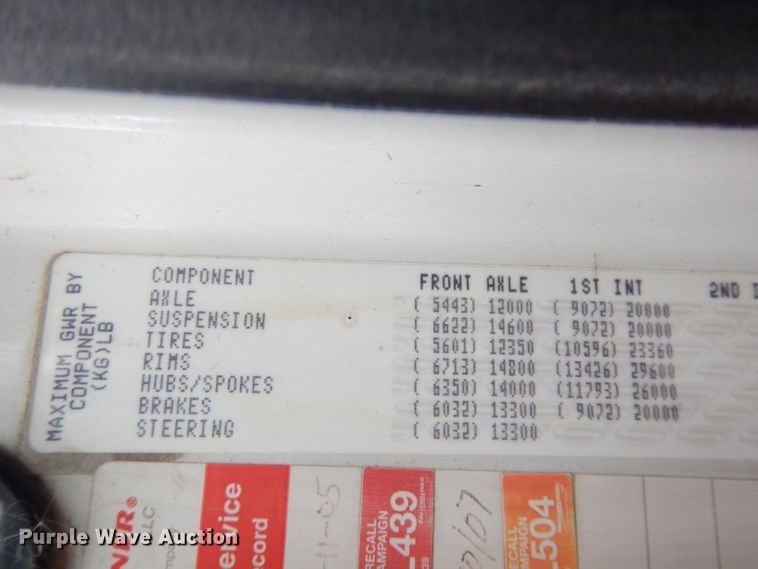 image for item DK3022 2005 Sterling L7500  dump truck