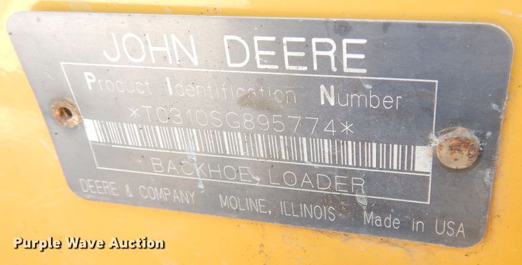 image for item DK3043 2001 John Deere 310SG  backhoe