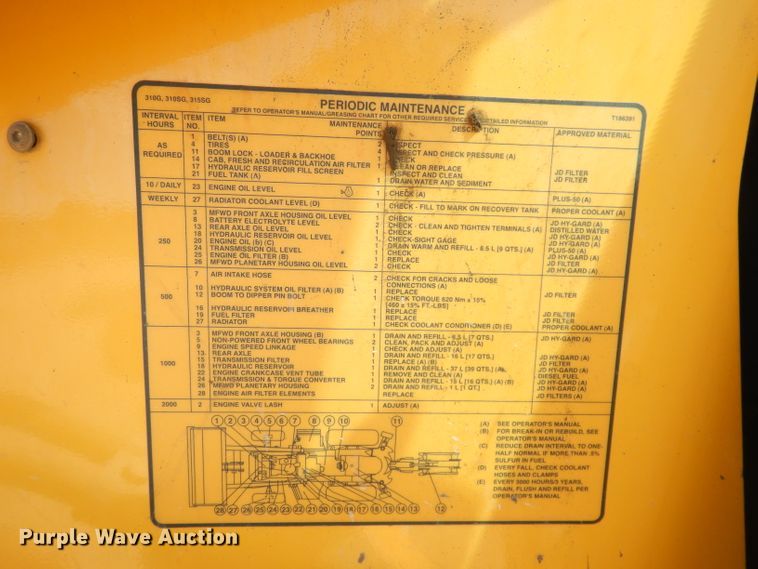 image for item DK3043 2001 John Deere 310SG  backhoe