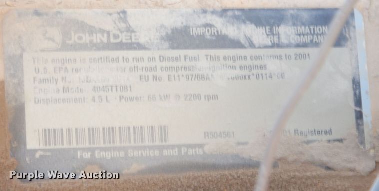 image for item DK3043 2001 John Deere 310SG  backhoe