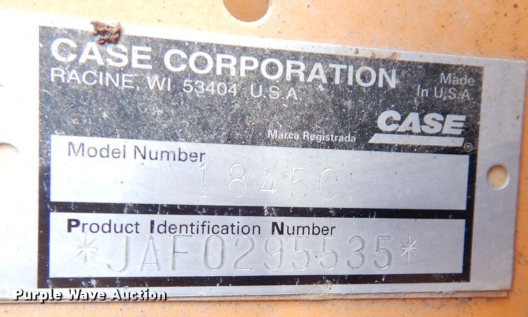 image for item DK3045 2000 Case 1845C  skid steer loader