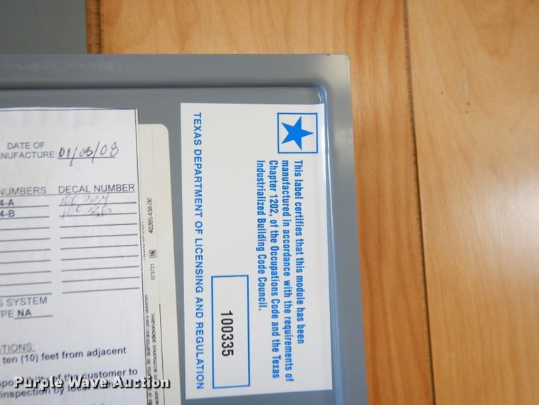 image for item DK3056 2008 IHM  modular classroom