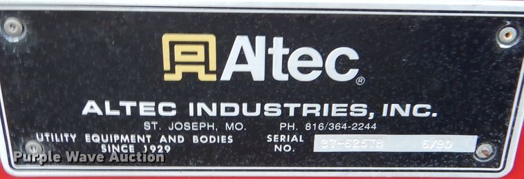 image for item DL3219 1990 Ford F700  bucket truck