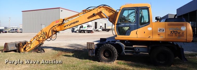 image for item DL7668 Hyundai Robex 170 W-3  excavator