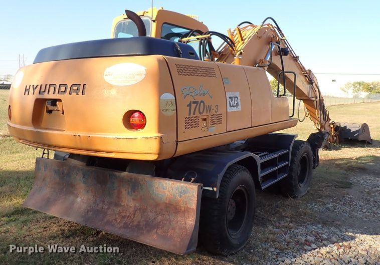 image for item DL7668 Hyundai Robex 170 W-3  excavator
