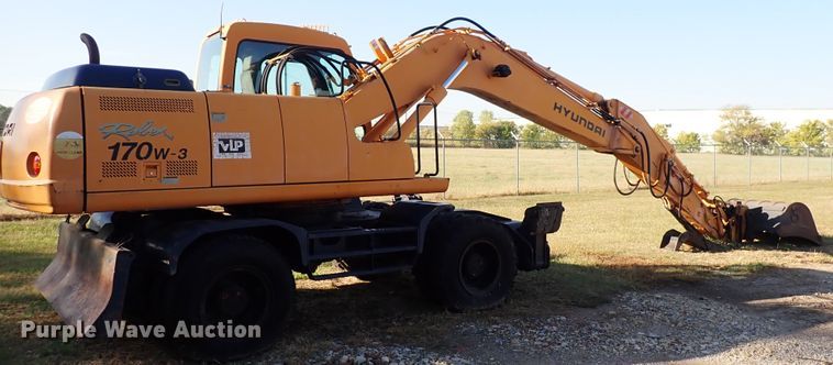 image for item DL7668 Hyundai Robex 170 W-3  excavator