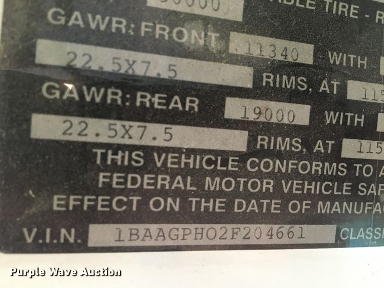 image for item DM5152 2002 Blue Bird TC2000  school bus