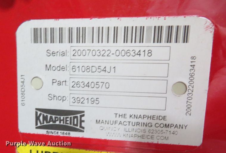 image for item DN7749 Knapheide 6108D54J1  utility bed