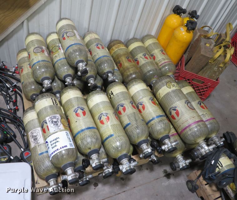 image for item DN7751 Approximately 30 MSA/Survivair SCBA tanks