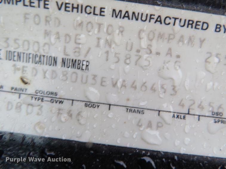 image for item DN7754 1984 Ford 8000  pumper fire truck