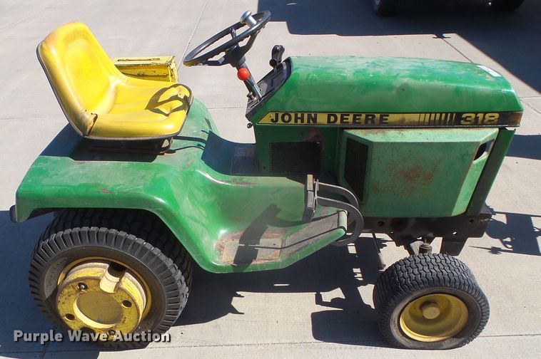 image for item GP9523 John Deere 318  garden tractor