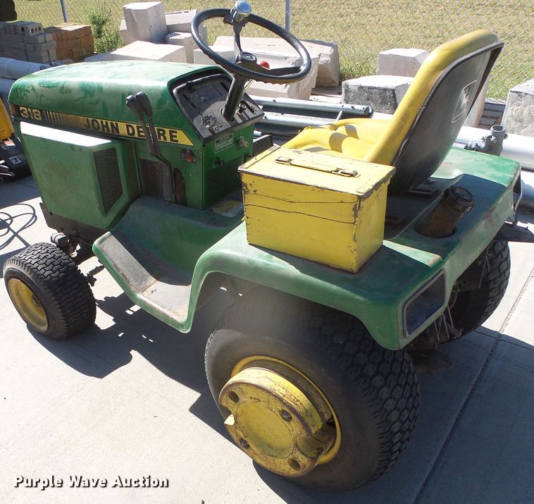 image for item GP9523 John Deere 318  garden tractor