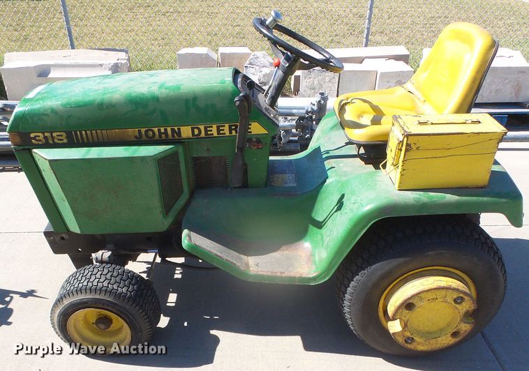 image for item GP9523 John Deere 318  garden tractor