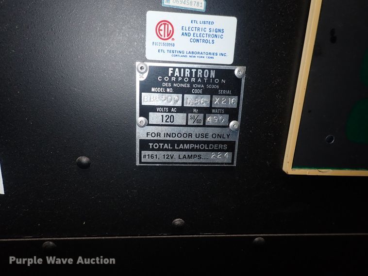 image for item IB9091 (2) Fairtron scoreboards