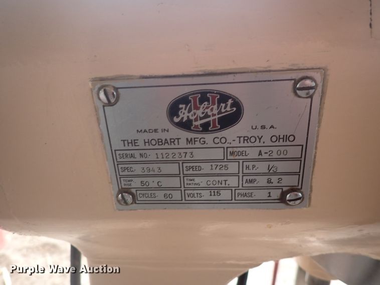 image for item IB9098 Hobart A-200  mixer