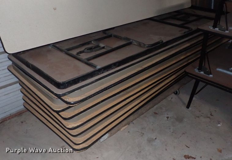 image for item IB9105 (16) wood folding tables