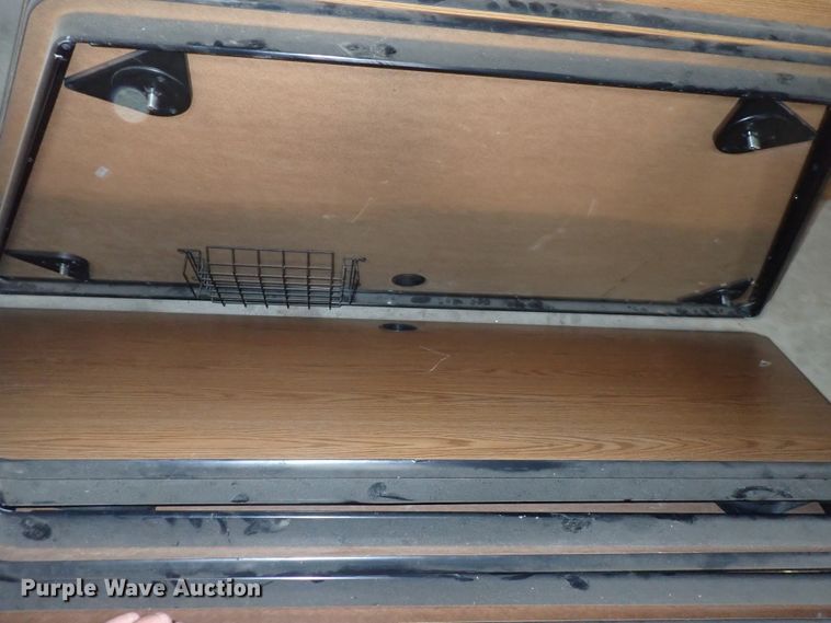 image for item IB9106 (8) wood trapezoid tables