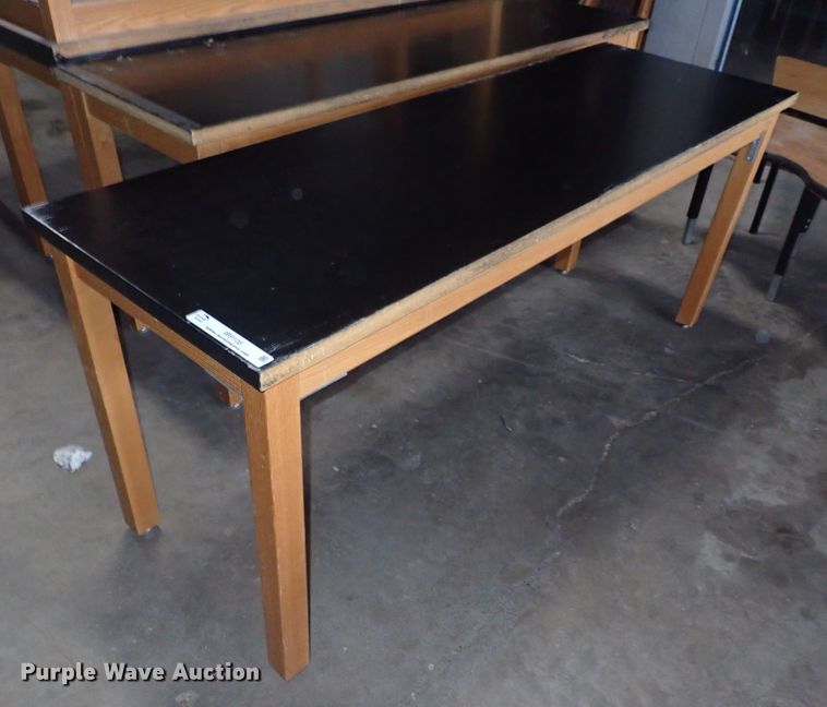 image for item IB9108 (6) wood lab tables