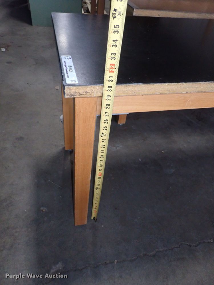 image for item IB9108 (6) wood lab tables