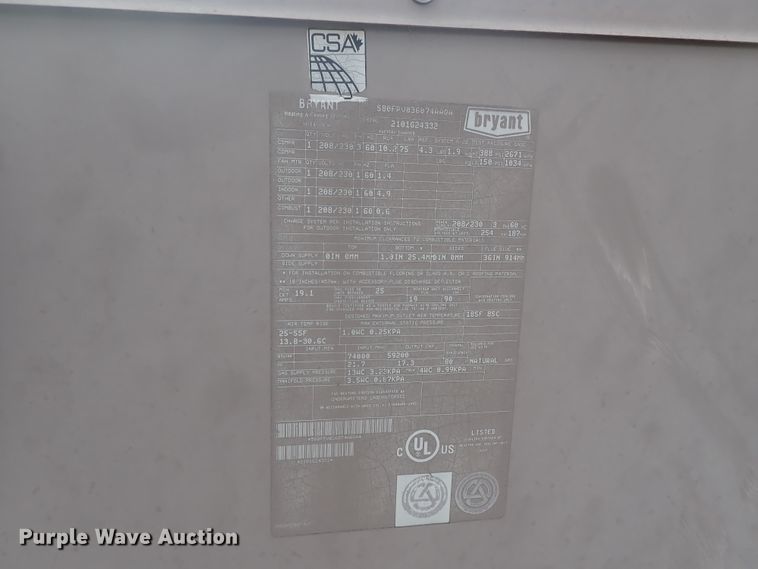 image for item IB9116 Approximately 25 HVAC units