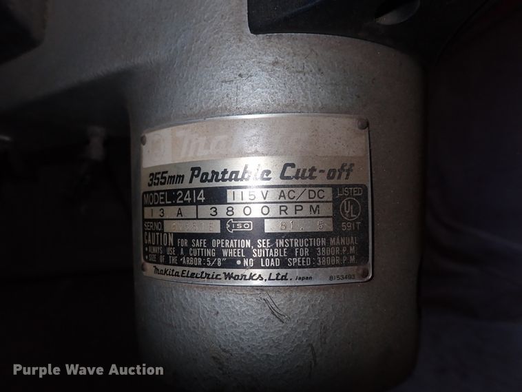 image for item IB9126 Makita 2414  cut-off saw